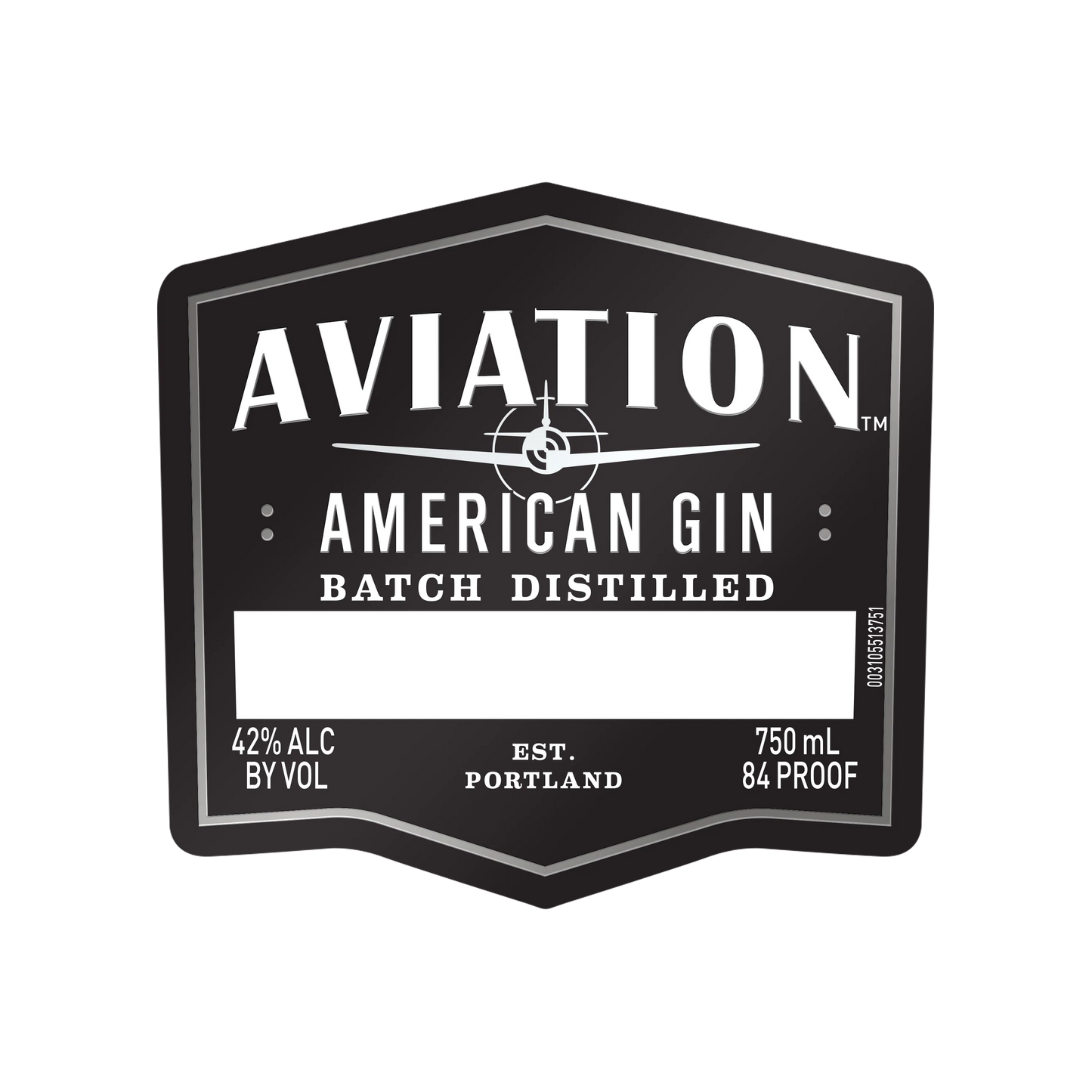 AVIATION AMERICAN GIN LABEL