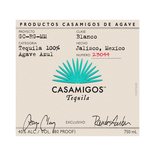 CASAMIGOS TEQUILA LABEL