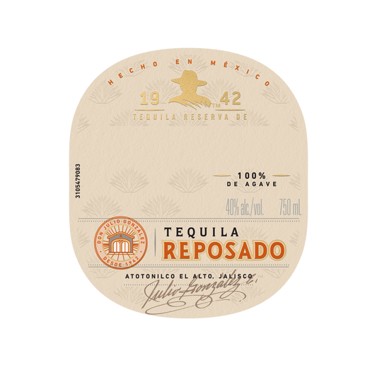 DON JULIO REPOSADO TEQUILA LABEL